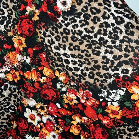 Southern Charm Woman’s waterfall Vest Floral Leopard Animal Print Plus Size - Picture 5 of 7